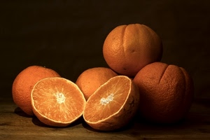 arance, frutta, arancione, arancio, metà, nero, natura, agrumi, buccia